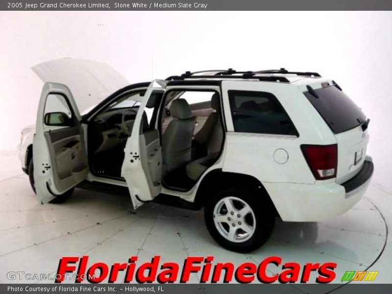 Stone White / Medium Slate Gray 2005 Jeep Grand Cherokee Limited