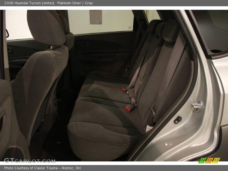 Platinum Silver / Gray 2008 Hyundai Tucson Limited