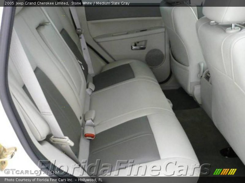 Stone White / Medium Slate Gray 2005 Jeep Grand Cherokee Limited