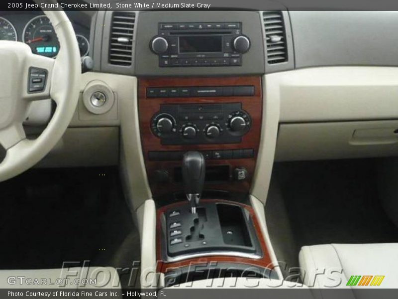 Stone White / Medium Slate Gray 2005 Jeep Grand Cherokee Limited