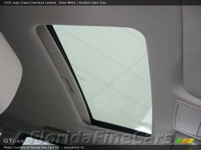 Stone White / Medium Slate Gray 2005 Jeep Grand Cherokee Limited