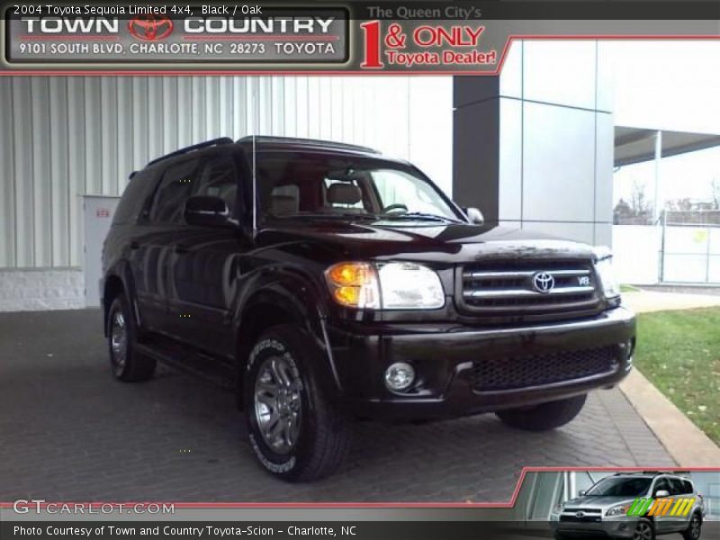 Black / Oak 2004 Toyota Sequoia Limited 4x4
