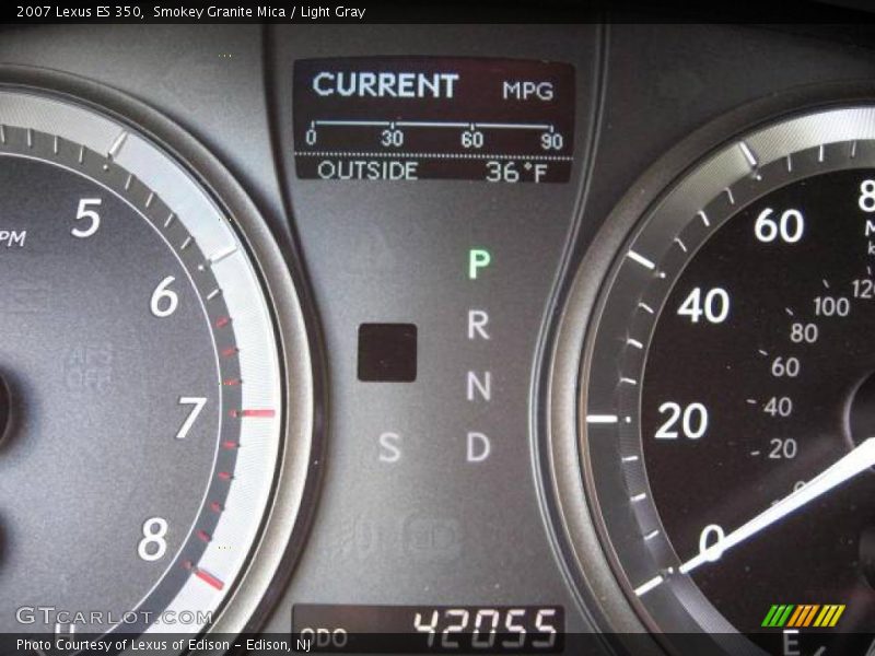 Smokey Granite Mica / Light Gray 2007 Lexus ES 350