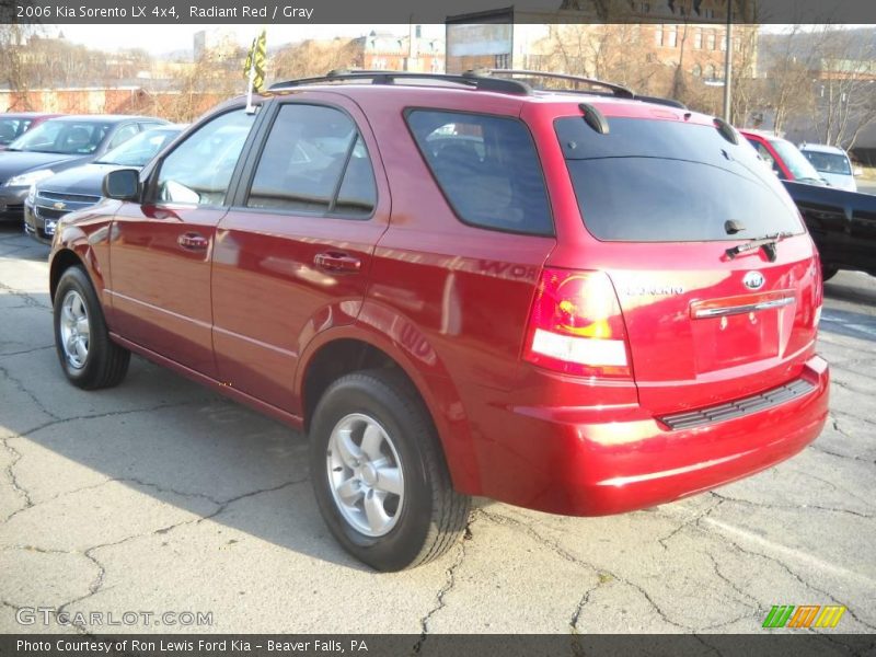 Radiant Red / Gray 2006 Kia Sorento LX 4x4