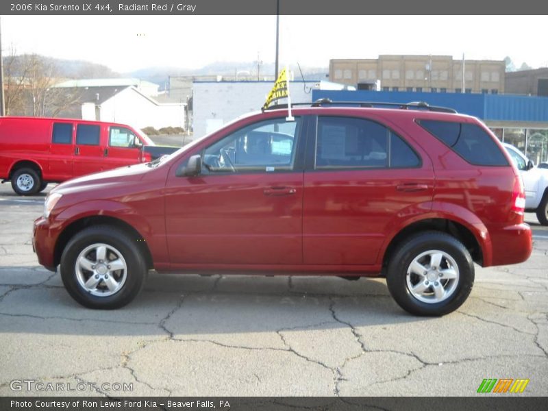 Radiant Red / Gray 2006 Kia Sorento LX 4x4