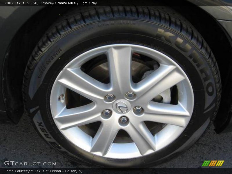 Smokey Granite Mica / Light Gray 2007 Lexus ES 350