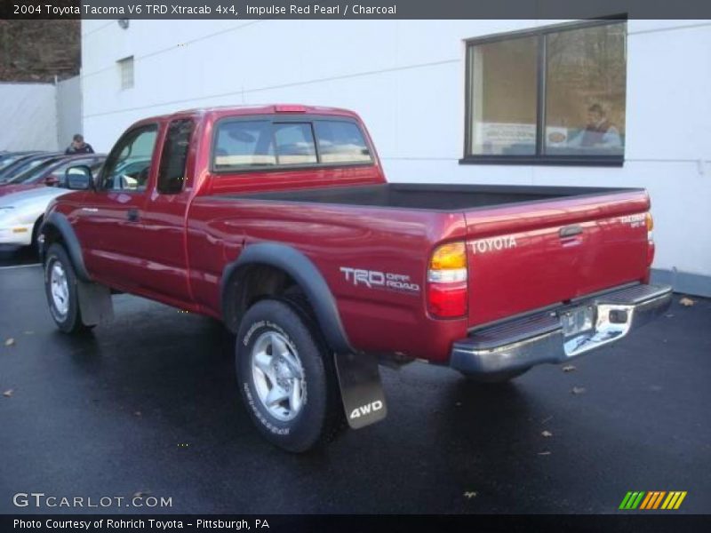 Impulse Red Pearl / Charcoal 2004 Toyota Tacoma V6 TRD Xtracab 4x4