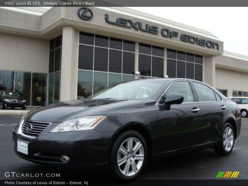 Smokey Granite Mica / Black 2007 Lexus ES 350