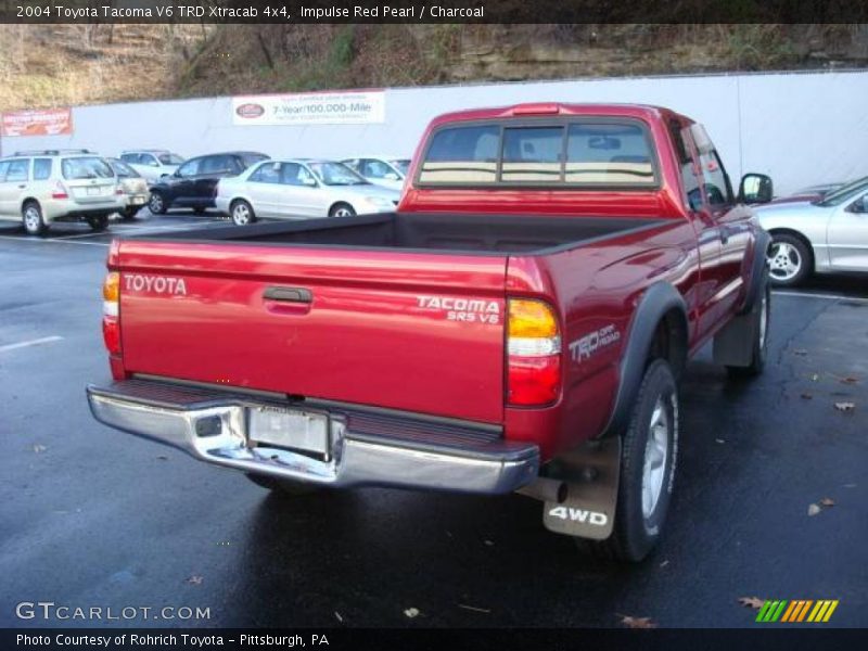 Impulse Red Pearl / Charcoal 2004 Toyota Tacoma V6 TRD Xtracab 4x4
