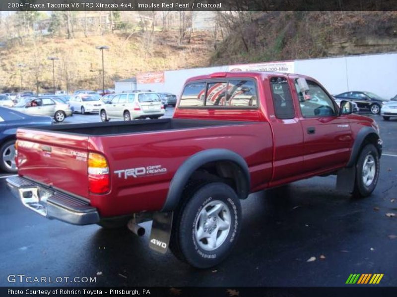 Impulse Red Pearl / Charcoal 2004 Toyota Tacoma V6 TRD Xtracab 4x4
