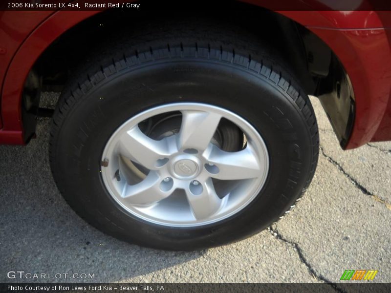 Radiant Red / Gray 2006 Kia Sorento LX 4x4
