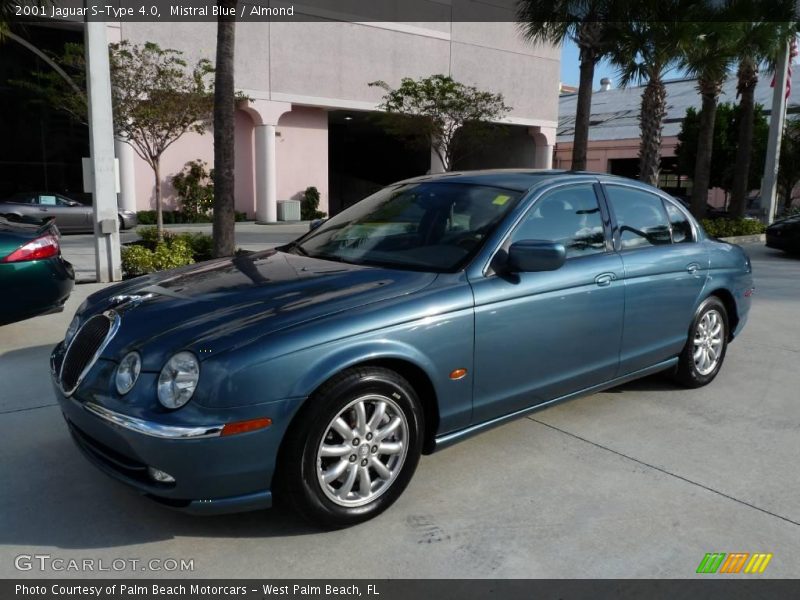 Mistral Blue / Almond 2001 Jaguar S-Type 4.0