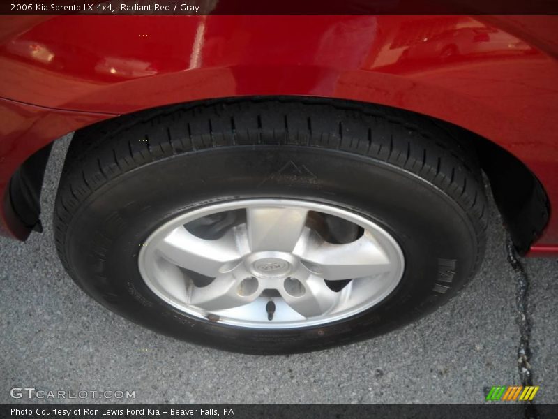 Radiant Red / Gray 2006 Kia Sorento LX 4x4