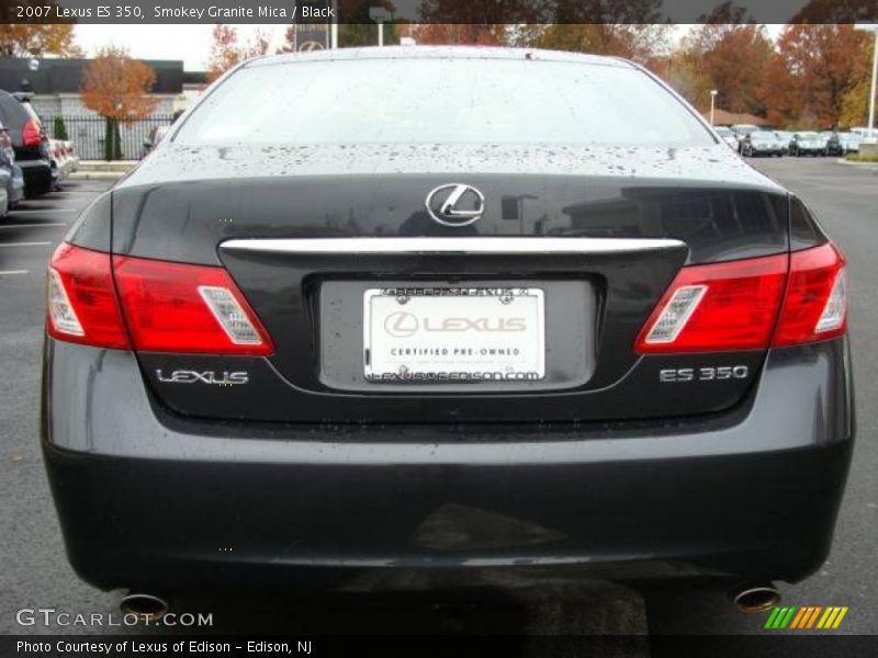 Smokey Granite Mica / Black 2007 Lexus ES 350