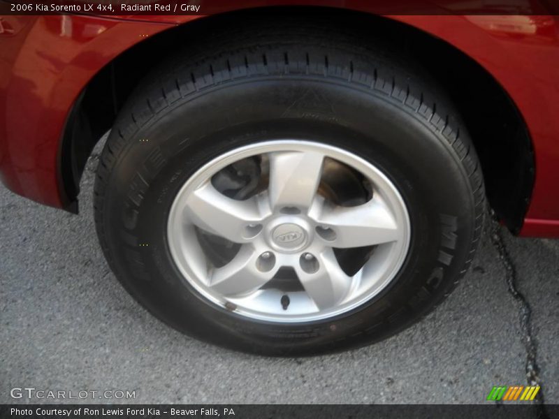 Radiant Red / Gray 2006 Kia Sorento LX 4x4