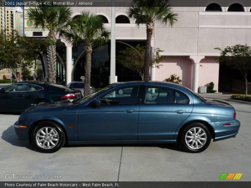 Mistral Blue / Almond 2001 Jaguar S-Type 4.0