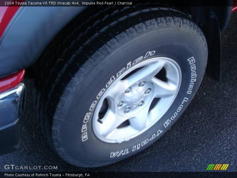 Impulse Red Pearl / Charcoal 2004 Toyota Tacoma V6 TRD Xtracab 4x4