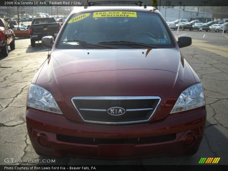 Radiant Red / Gray 2006 Kia Sorento LX 4x4