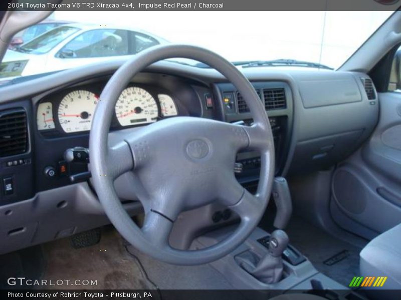 Impulse Red Pearl / Charcoal 2004 Toyota Tacoma V6 TRD Xtracab 4x4
