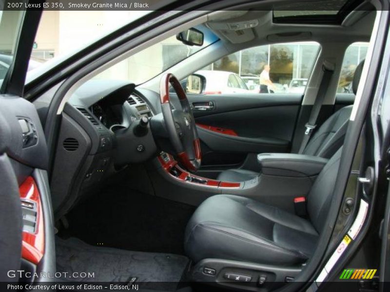 Smokey Granite Mica / Black 2007 Lexus ES 350
