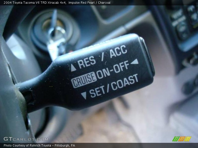 Impulse Red Pearl / Charcoal 2004 Toyota Tacoma V6 TRD Xtracab 4x4