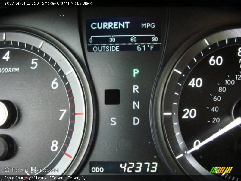 Smokey Granite Mica / Black 2007 Lexus ES 350