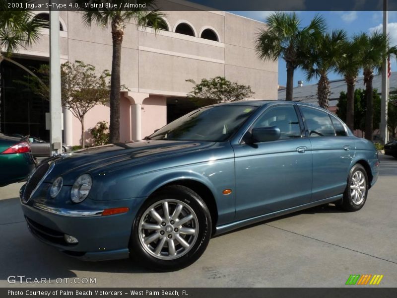 Mistral Blue / Almond 2001 Jaguar S-Type 4.0