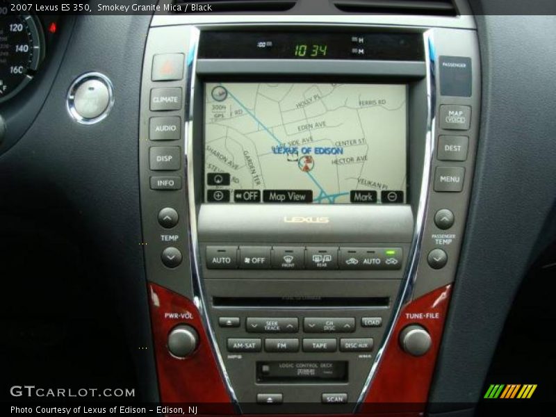 Smokey Granite Mica / Black 2007 Lexus ES 350