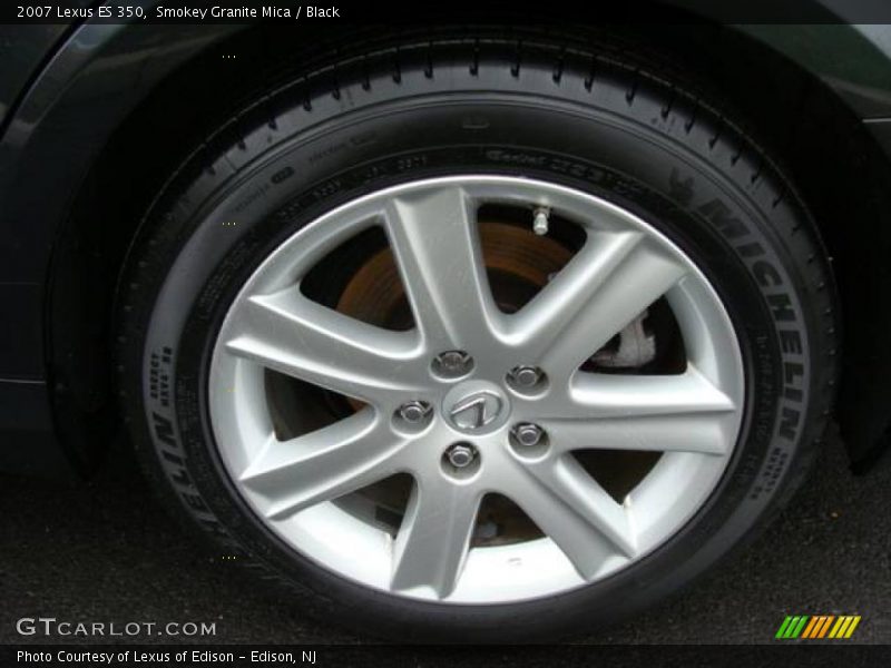 Smokey Granite Mica / Black 2007 Lexus ES 350
