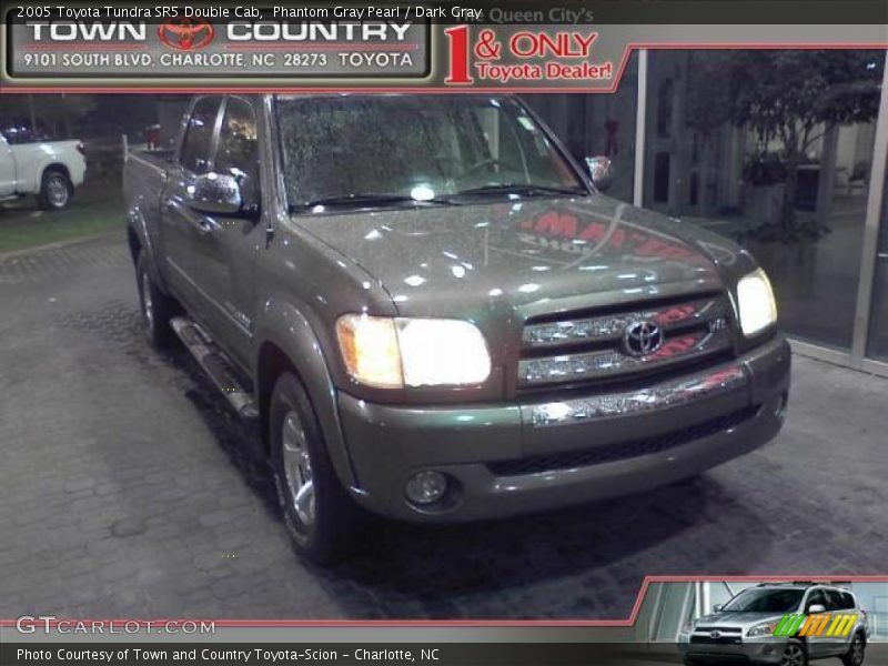 Phantom Gray Pearl / Dark Gray 2005 Toyota Tundra SR5 Double Cab