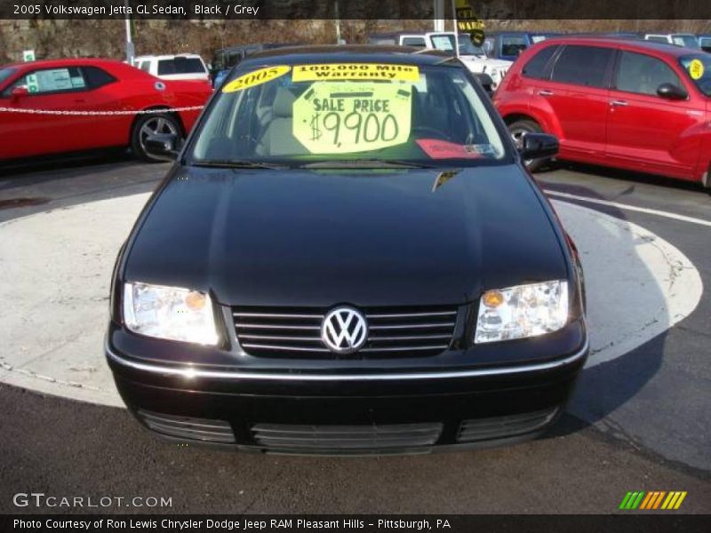 Black / Grey 2005 Volkswagen Jetta GL Sedan