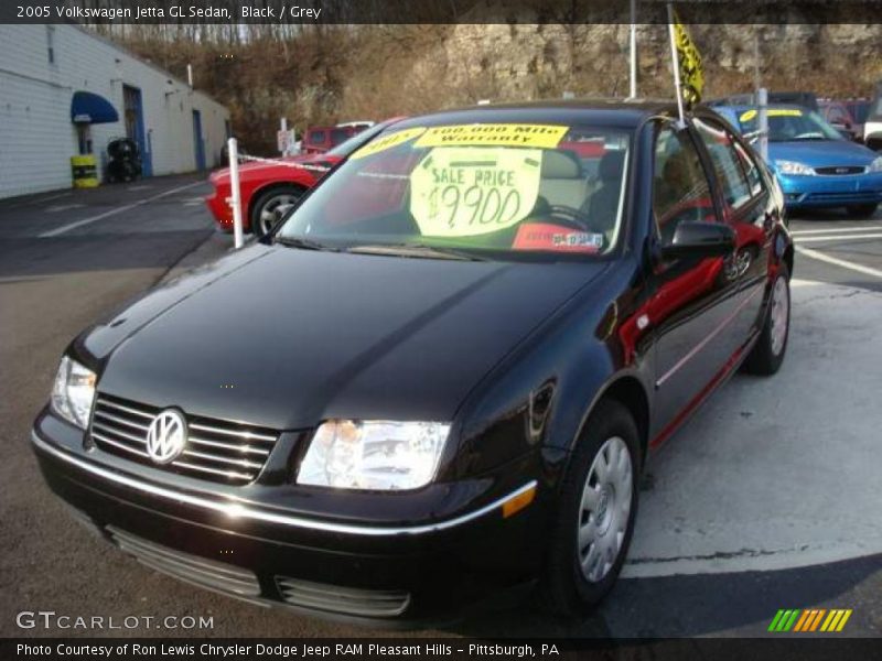 Black / Grey 2005 Volkswagen Jetta GL Sedan