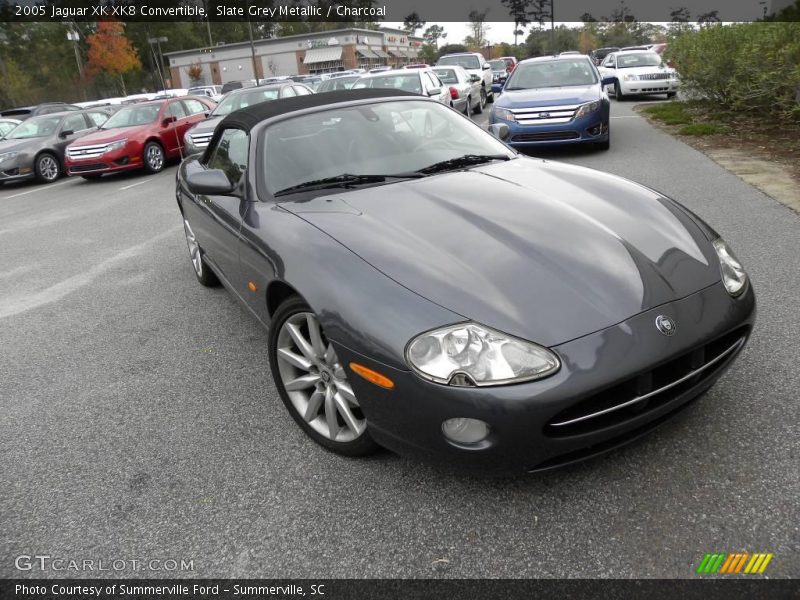 Slate Grey Metallic / Charcoal 2005 Jaguar XK XK8 Convertible