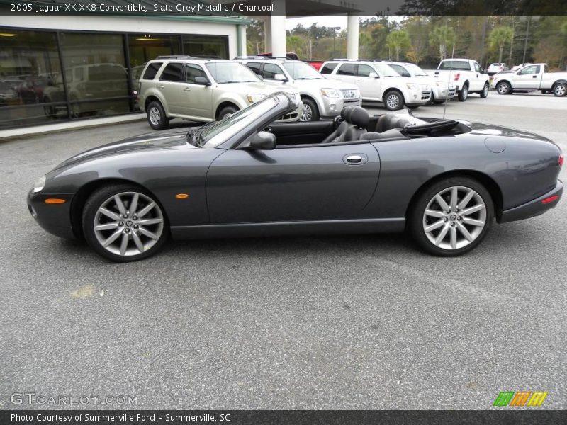 Slate Grey Metallic / Charcoal 2005 Jaguar XK XK8 Convertible