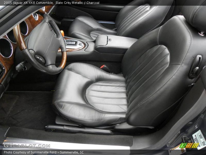 Slate Grey Metallic / Charcoal 2005 Jaguar XK XK8 Convertible