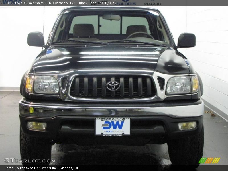 Black Sand Pearl / Oak 2003 Toyota Tacoma V6 TRD Xtracab 4x4