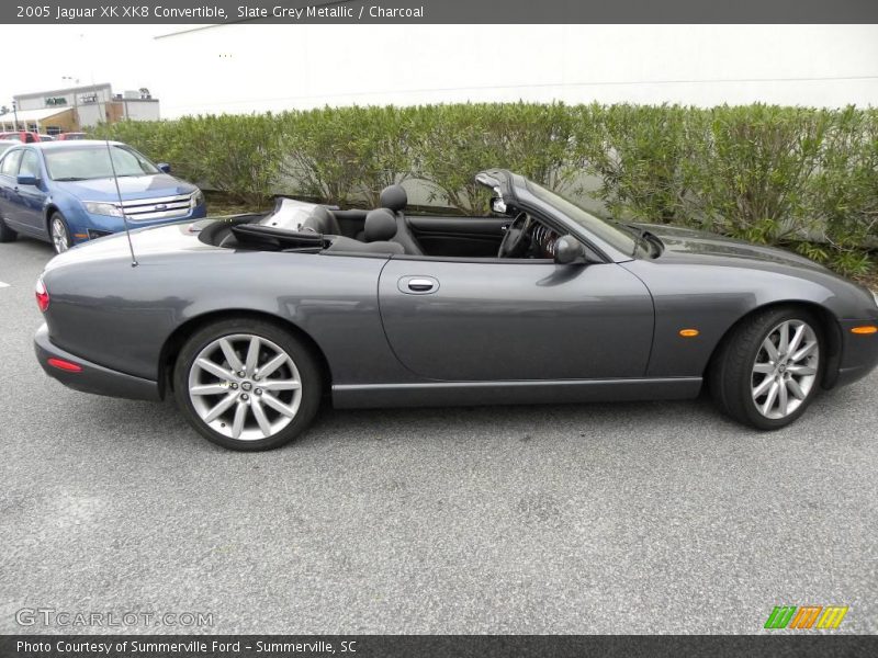 Slate Grey Metallic / Charcoal 2005 Jaguar XK XK8 Convertible