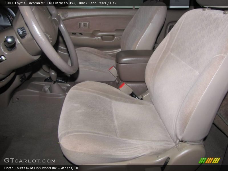 Black Sand Pearl / Oak 2003 Toyota Tacoma V6 TRD Xtracab 4x4