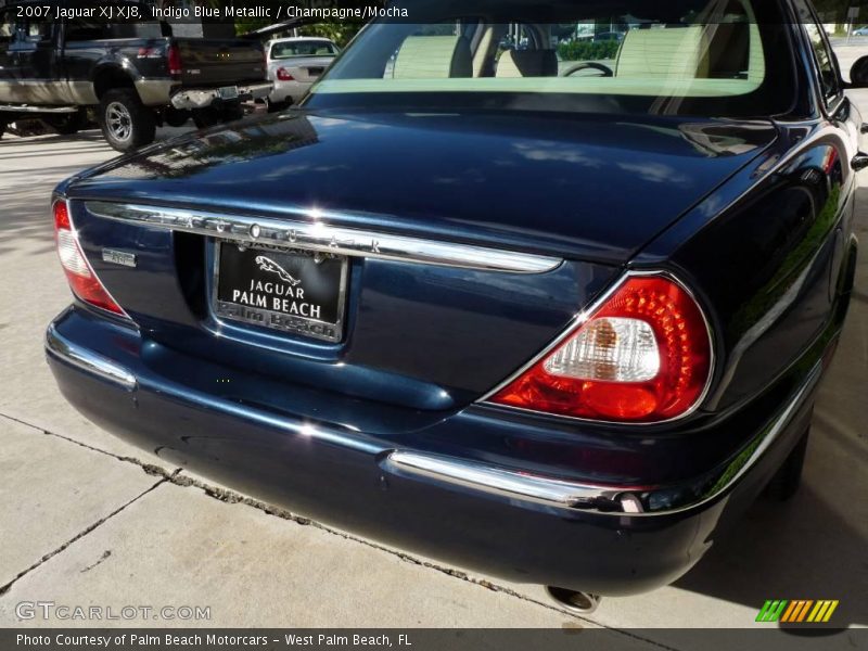 Indigo Blue Metallic / Champagne/Mocha 2007 Jaguar XJ XJ8