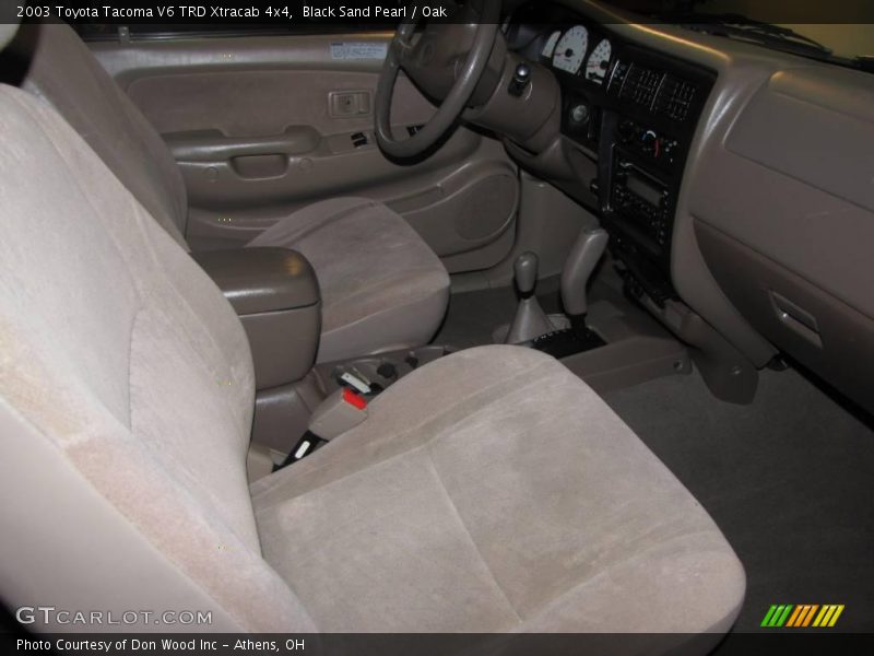 Black Sand Pearl / Oak 2003 Toyota Tacoma V6 TRD Xtracab 4x4