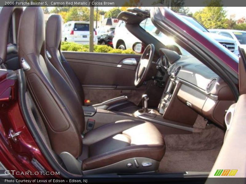 Carmon Red Metallic / Cocoa Brown 2006 Porsche Boxster S