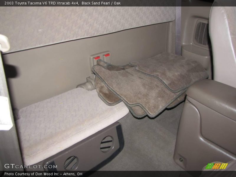 Black Sand Pearl / Oak 2003 Toyota Tacoma V6 TRD Xtracab 4x4