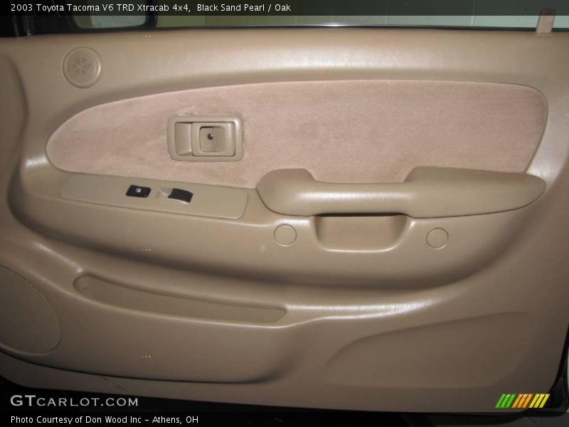 Black Sand Pearl / Oak 2003 Toyota Tacoma V6 TRD Xtracab 4x4