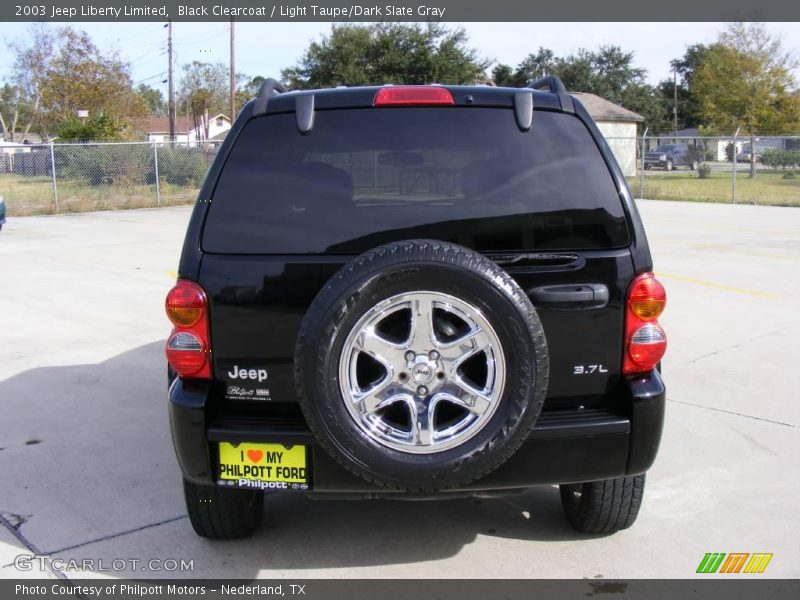 Black Clearcoat / Light Taupe/Dark Slate Gray 2003 Jeep Liberty Limited