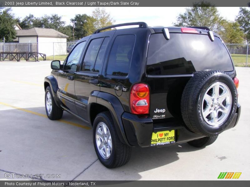 Black Clearcoat / Light Taupe/Dark Slate Gray 2003 Jeep Liberty Limited