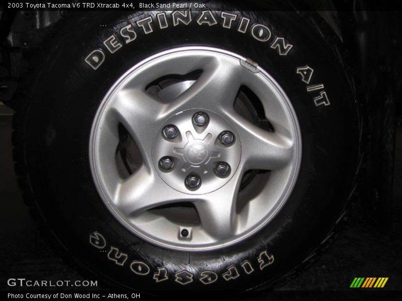 Black Sand Pearl / Oak 2003 Toyota Tacoma V6 TRD Xtracab 4x4