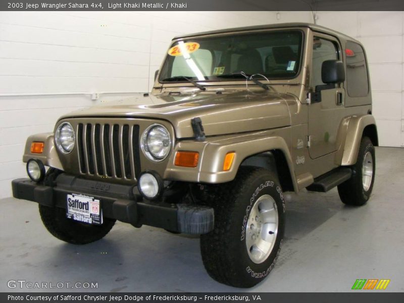 Light Khaki Metallic / Khaki 2003 Jeep Wrangler Sahara 4x4