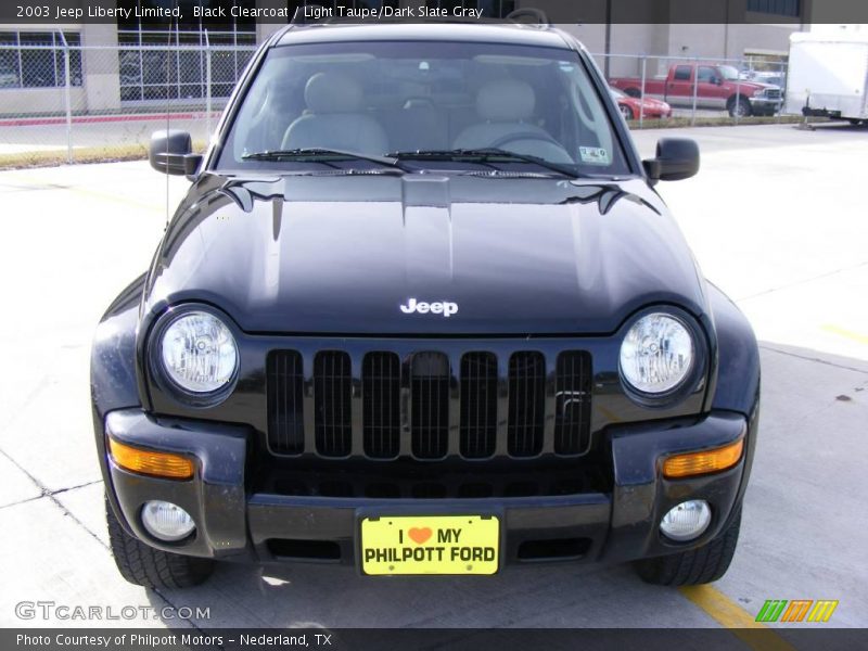 Black Clearcoat / Light Taupe/Dark Slate Gray 2003 Jeep Liberty Limited