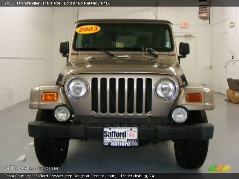 Light Khaki Metallic / Khaki 2003 Jeep Wrangler Sahara 4x4