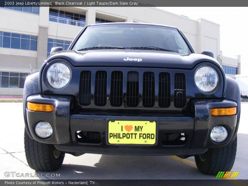 Black Clearcoat / Light Taupe/Dark Slate Gray 2003 Jeep Liberty Limited